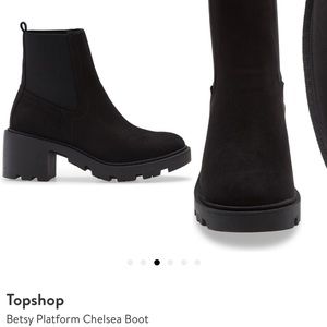 Topshop Betsy Platform Chelsea Boot 